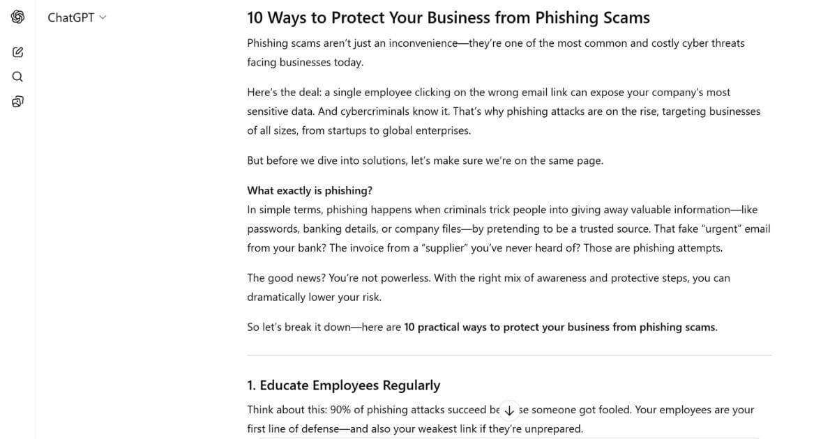 write full article with ChatGPT