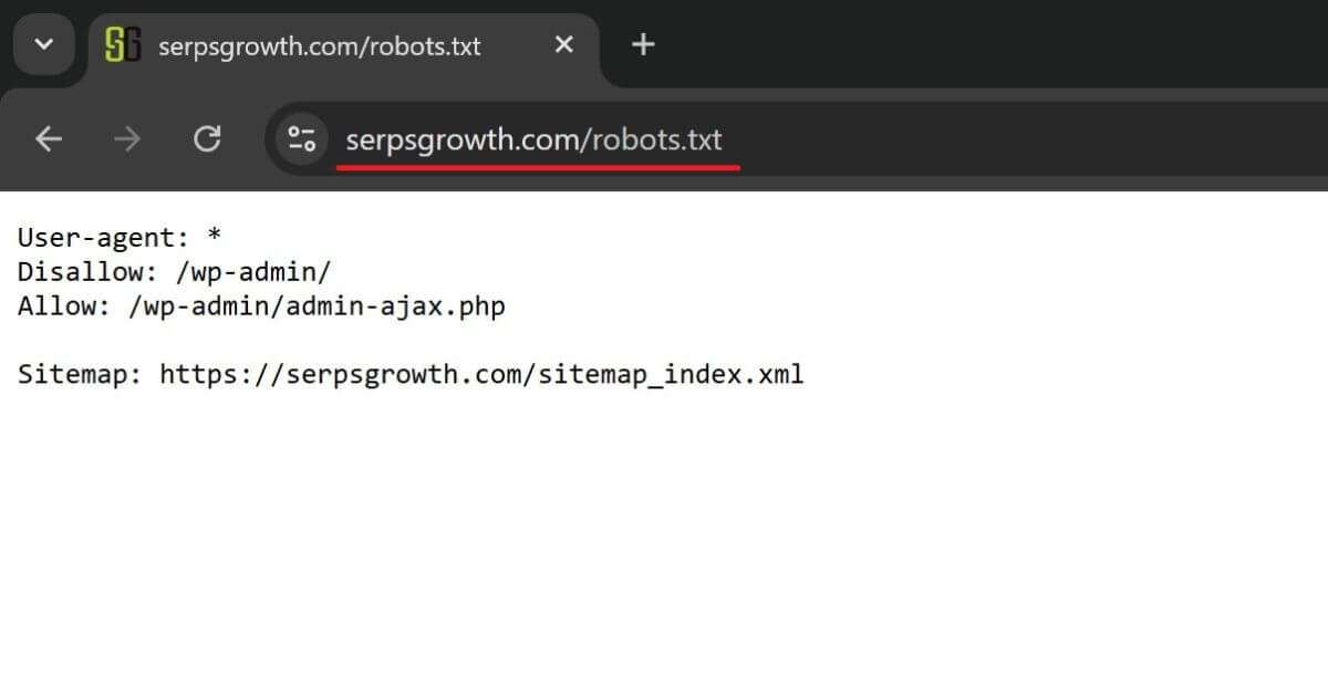 robots.txt example