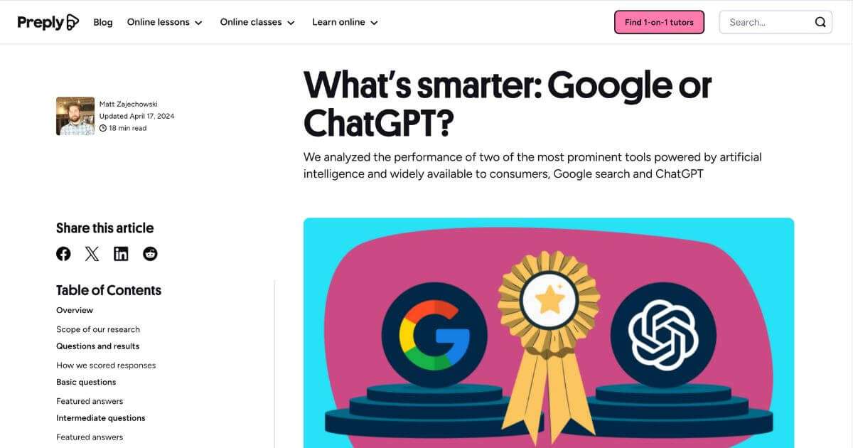 Digital PR example Perply