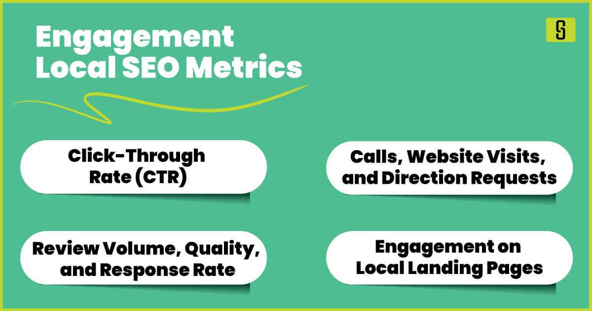 engagement local SEO metrics