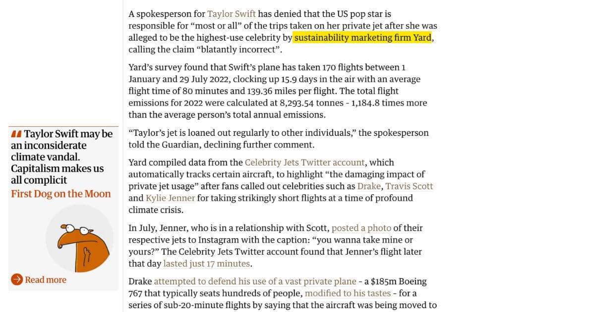 Example digital PR campaign