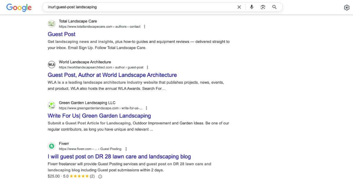 inurl search example