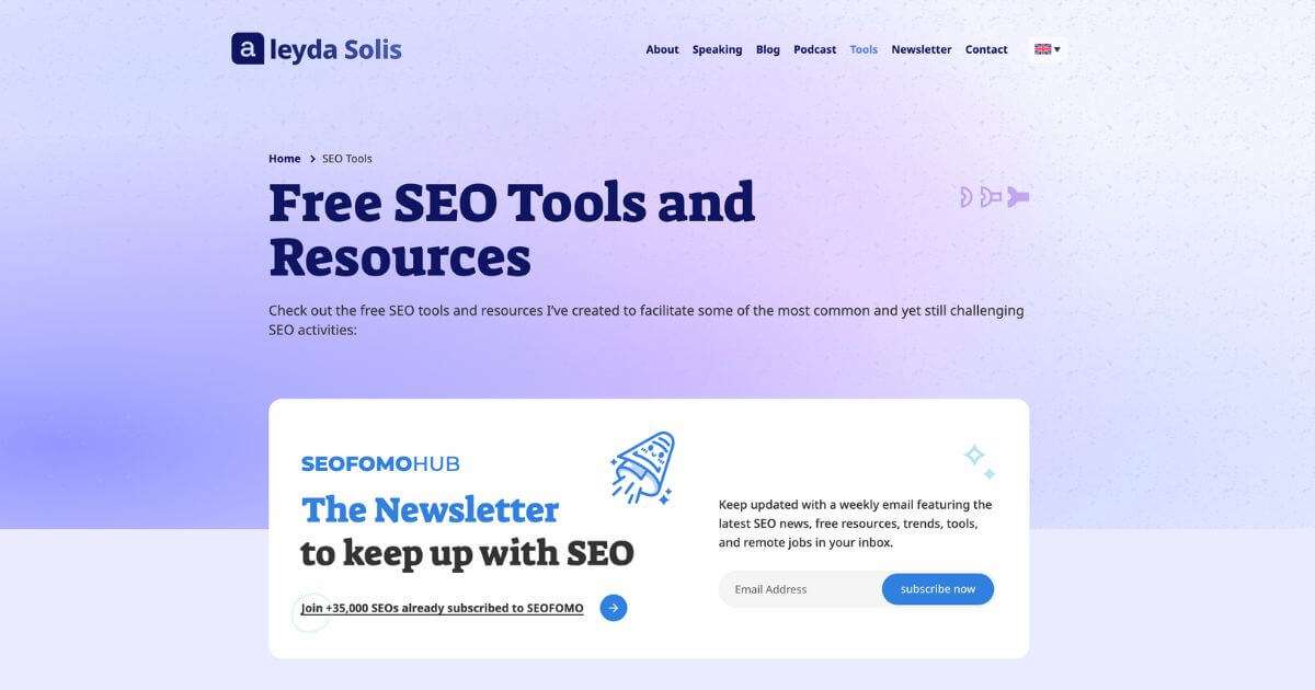 free SEO tools example