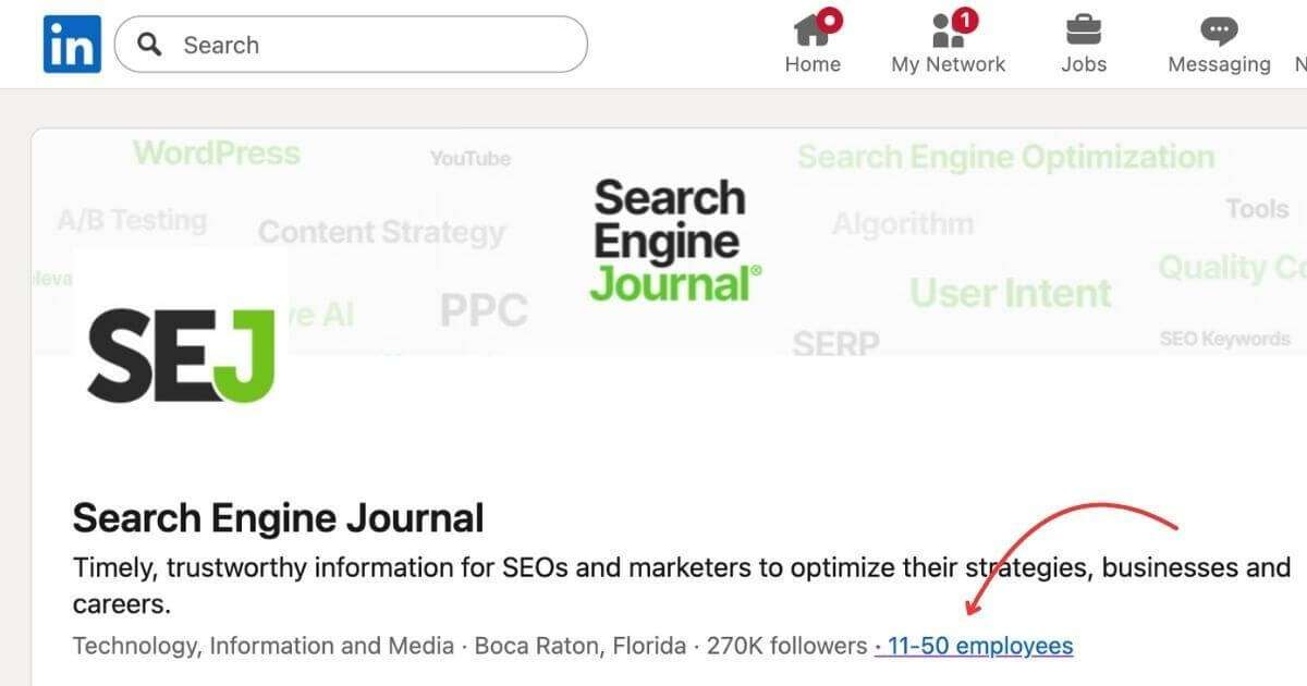 linkedin journalist search