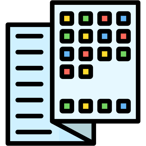Grid of colorful app icons